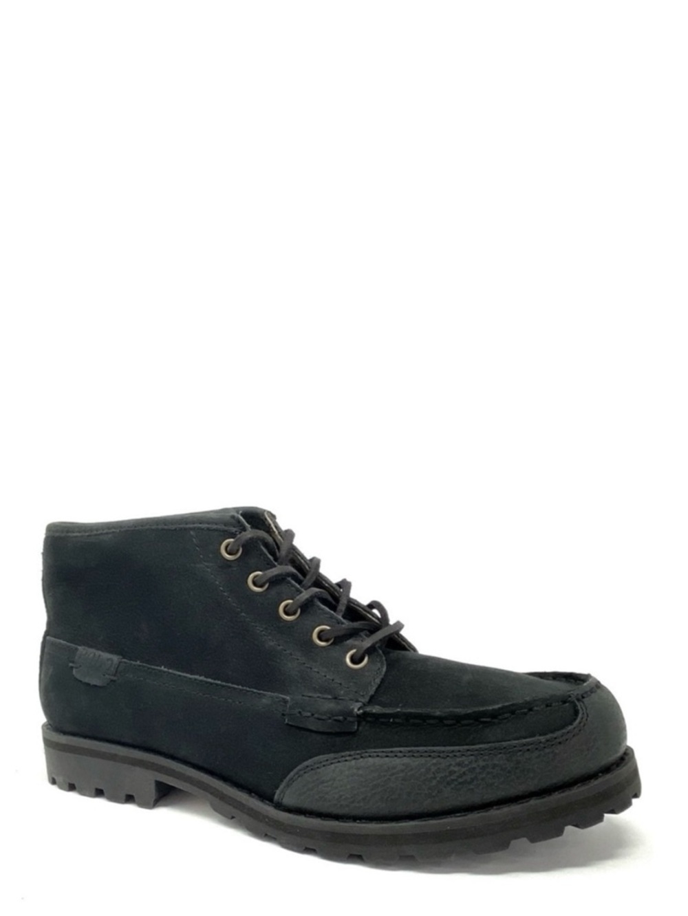 Polo Ralph Lauren Boots “Waterton” Black Nubuck Ankle Chucka Lug Size 7 New NWT